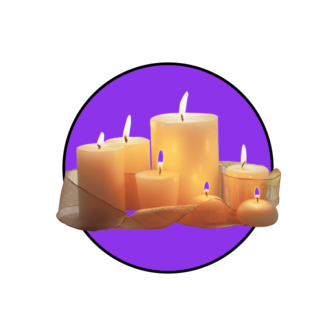 شموع- متجر تحفة